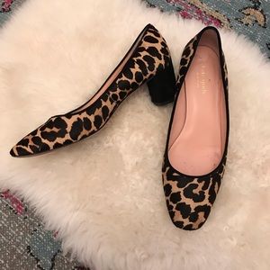 Kate Spade Leopard Print Pumps, size 9.5